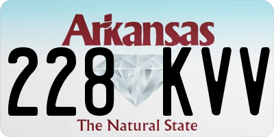 AR license plate 228KVV