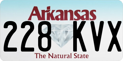 AR license plate 228KVX