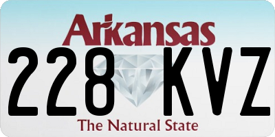 AR license plate 228KVZ