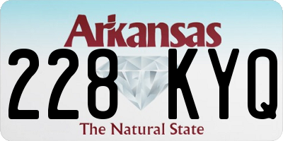 AR license plate 228KYQ