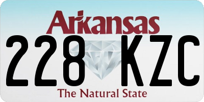 AR license plate 228KZC
