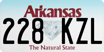 AR license plate 228KZL