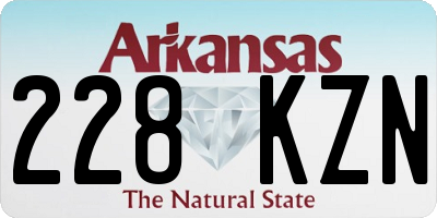 AR license plate 228KZN