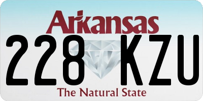 AR license plate 228KZU