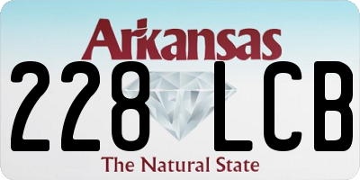 AR license plate 228LCB