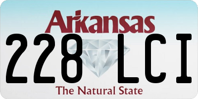 AR license plate 228LCI
