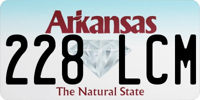 AR license plate 228LCM