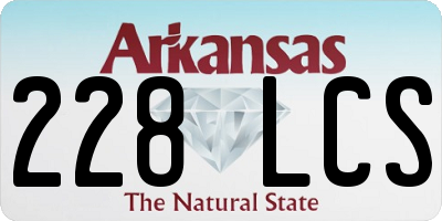 AR license plate 228LCS