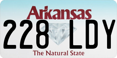 AR license plate 228LDY
