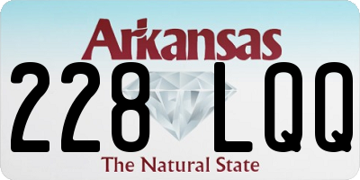 AR license plate 228LQQ