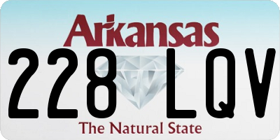 AR license plate 228LQV