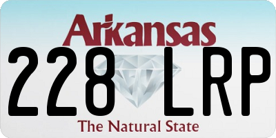 AR license plate 228LRP