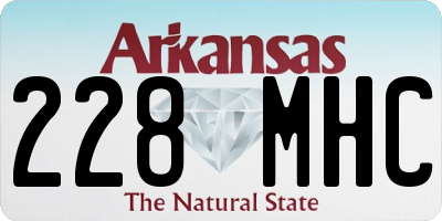 AR license plate 228MHC