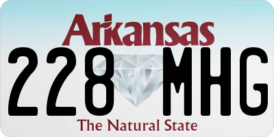 AR license plate 228MHG