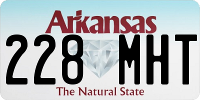 AR license plate 228MHT