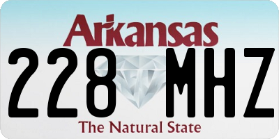 AR license plate 228MHZ