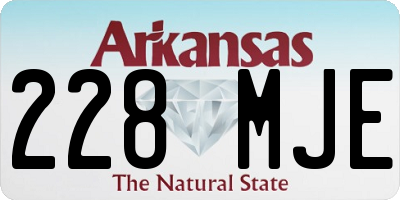 AR license plate 228MJE