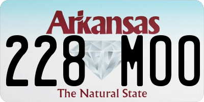 AR license plate 228MOO