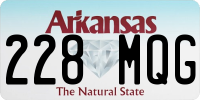 AR license plate 228MQG