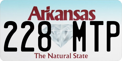 AR license plate 228MTP