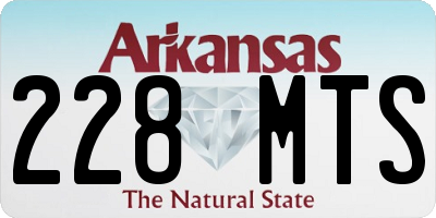 AR license plate 228MTS