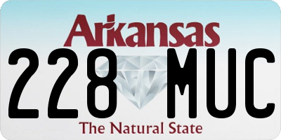 AR license plate 228MUC
