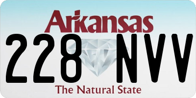 AR license plate 228NVV