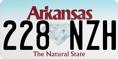 AR license plate 228NZH