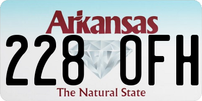 AR license plate 228OFH