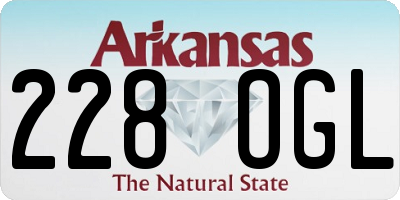 AR license plate 228OGL