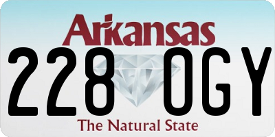 AR license plate 228OGY
