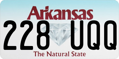 AR license plate 228UQQ
