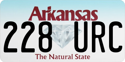 AR license plate 228URC