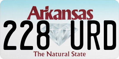 AR license plate 228URD