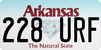 AR license plate 228URF