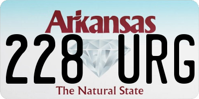 AR license plate 228URG