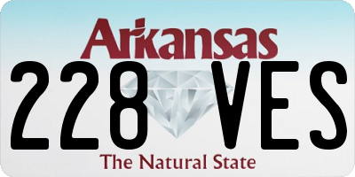 AR license plate 228VES