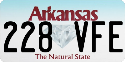 AR license plate 228VFE