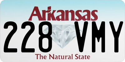 AR license plate 228VMY