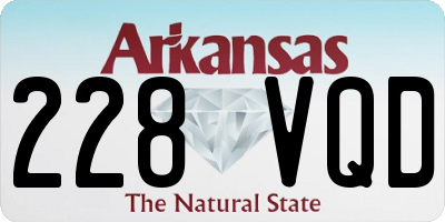 AR license plate 228VQD