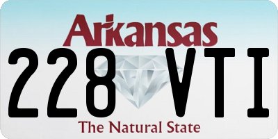 AR license plate 228VTI