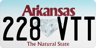 AR license plate 228VTT