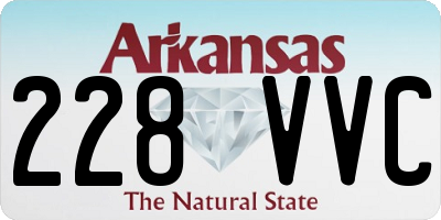 AR license plate 228VVC