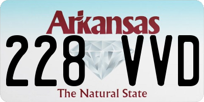 AR license plate 228VVD
