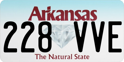 AR license plate 228VVE
