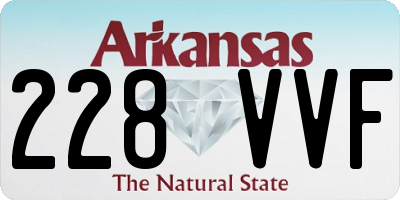 AR license plate 228VVF