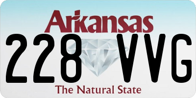 AR license plate 228VVG