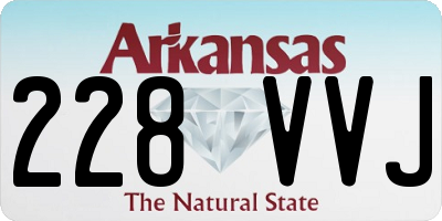 AR license plate 228VVJ