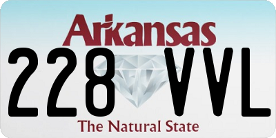 AR license plate 228VVL