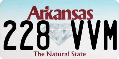 AR license plate 228VVM